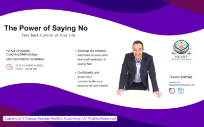 Last Day of the Workshop: The Power of Saying No